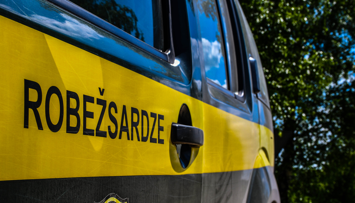 FOTO: Uzraksts robežsardze