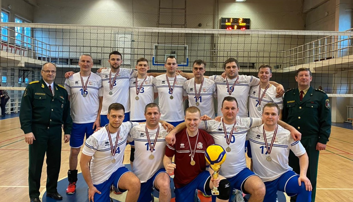 Valsts robežsardzes izlase izcīna 2.vietu