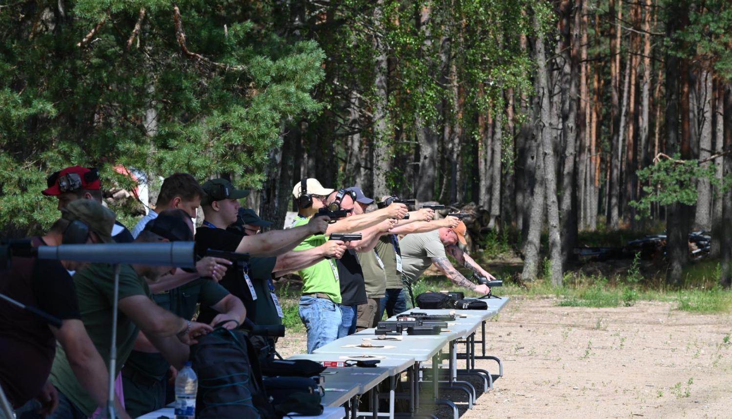 FOTO: Sportisti šauj