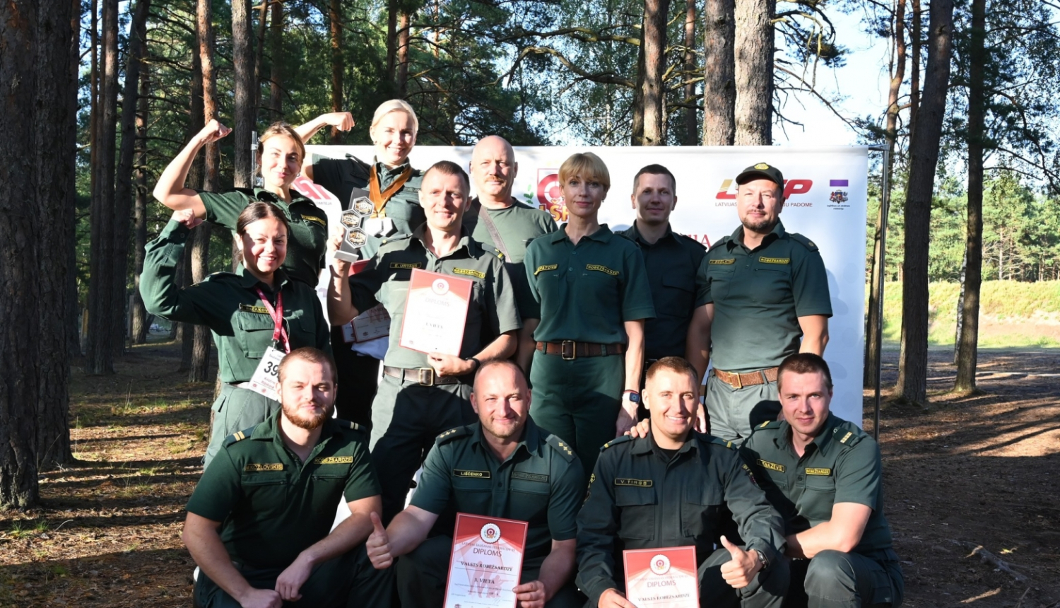 FOTO: Lietišķo šaušanas sacensību dalībnieki