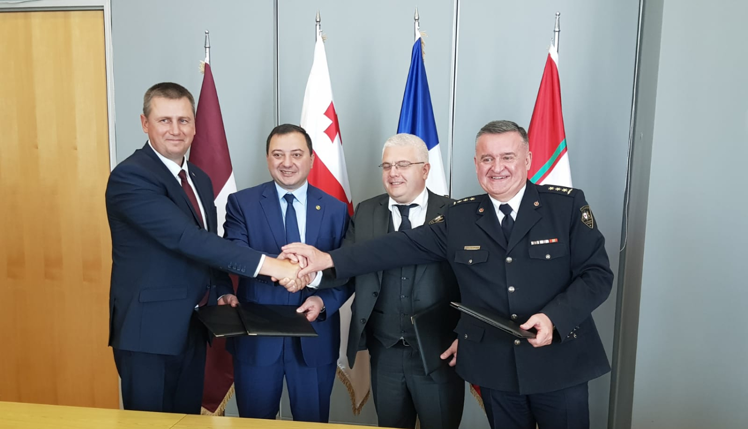 FOTO: VRS priekšnieka vizīte Gruzijā