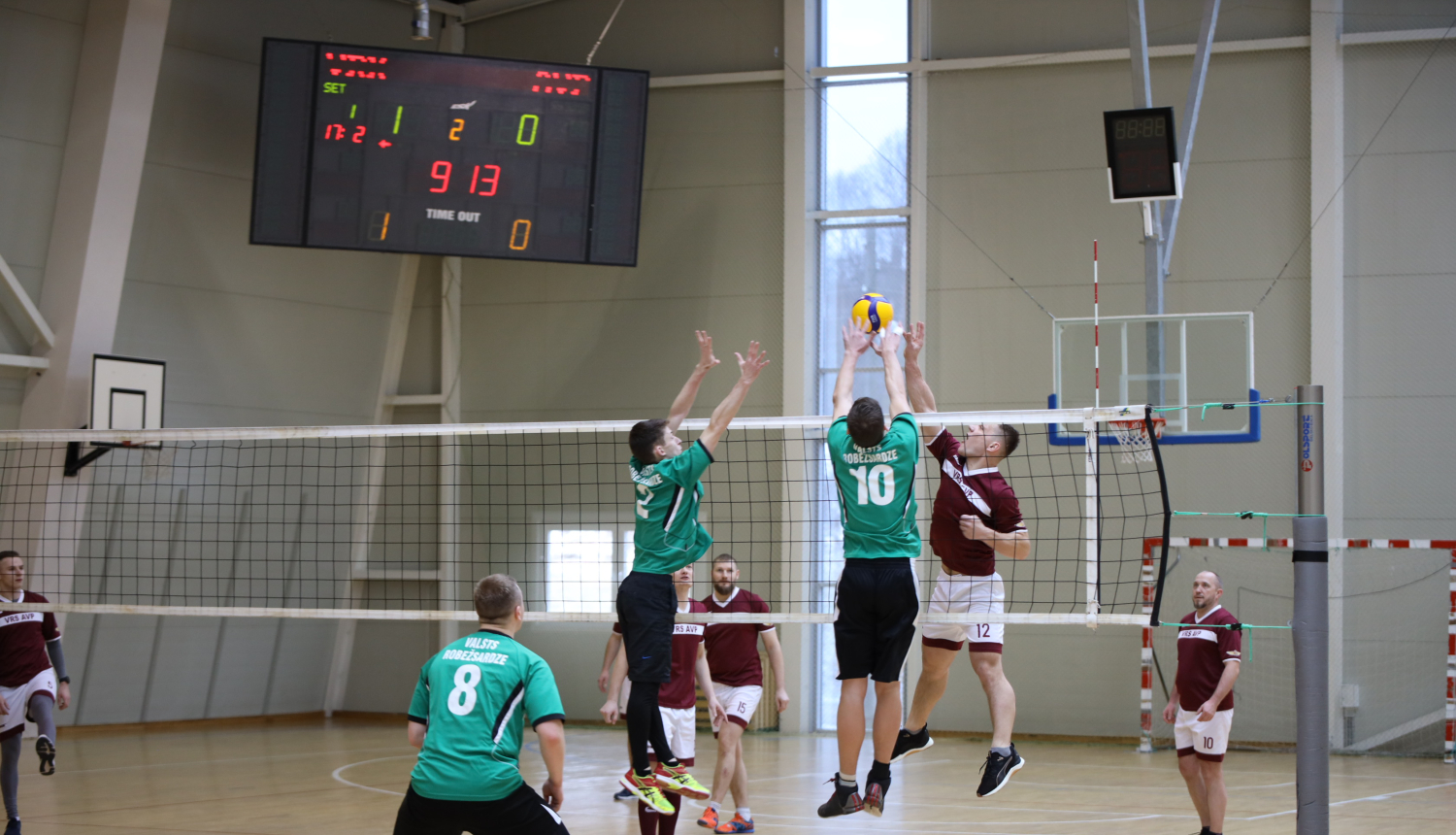 FOTO: Volejbols