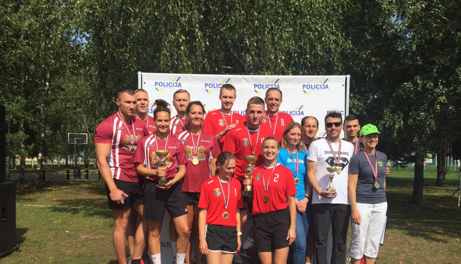 FOTO: Valsts robežsardzes sporta komanda