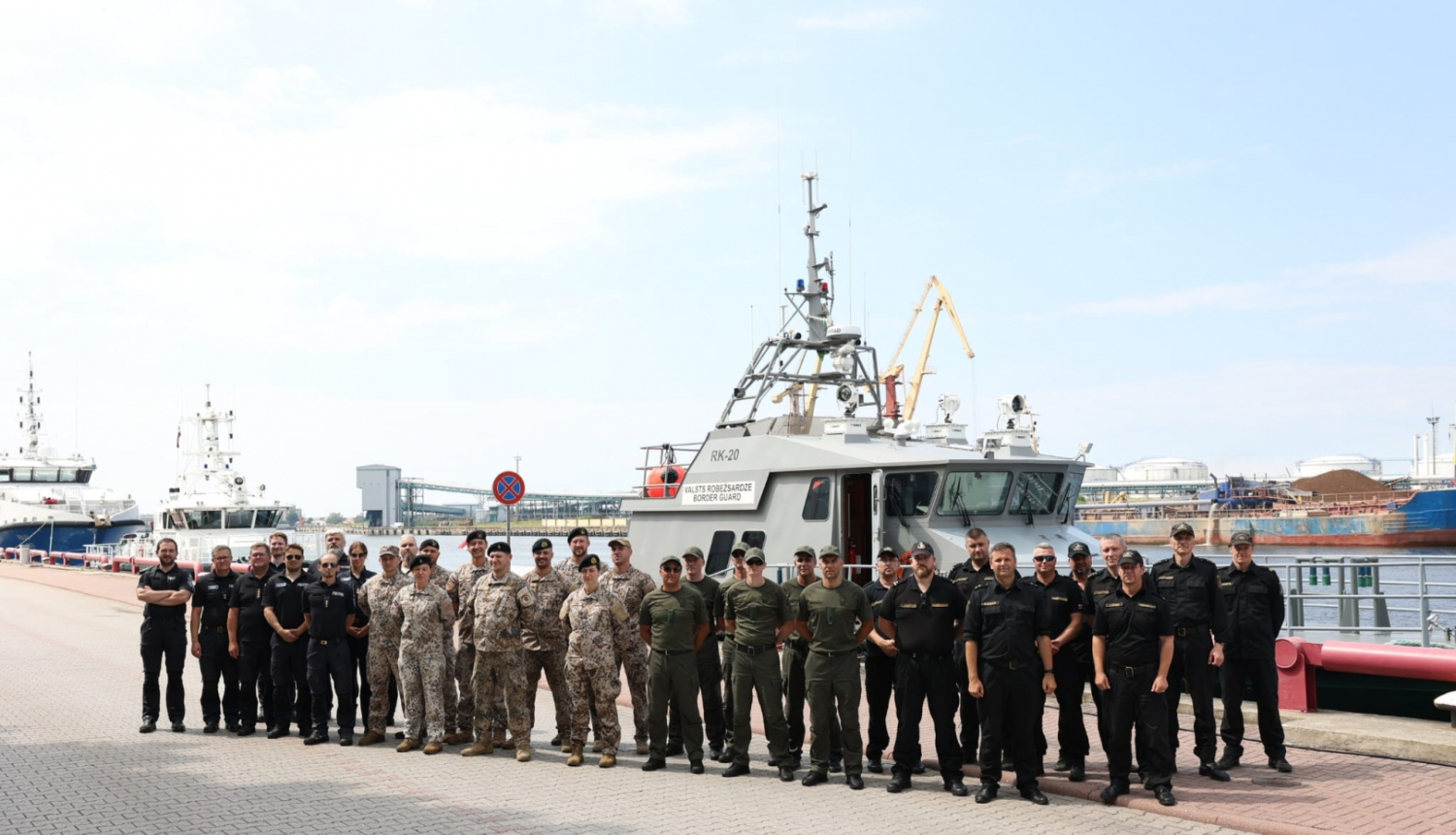 Ventspilī notika starptautiskās operatīvi – taktiskās mācības “ RONIS 2022 “