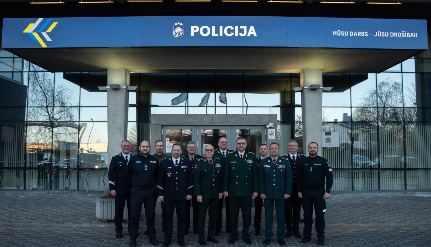 FOTO: Baltijas valstu policijas un robežsardzes priekšnieki