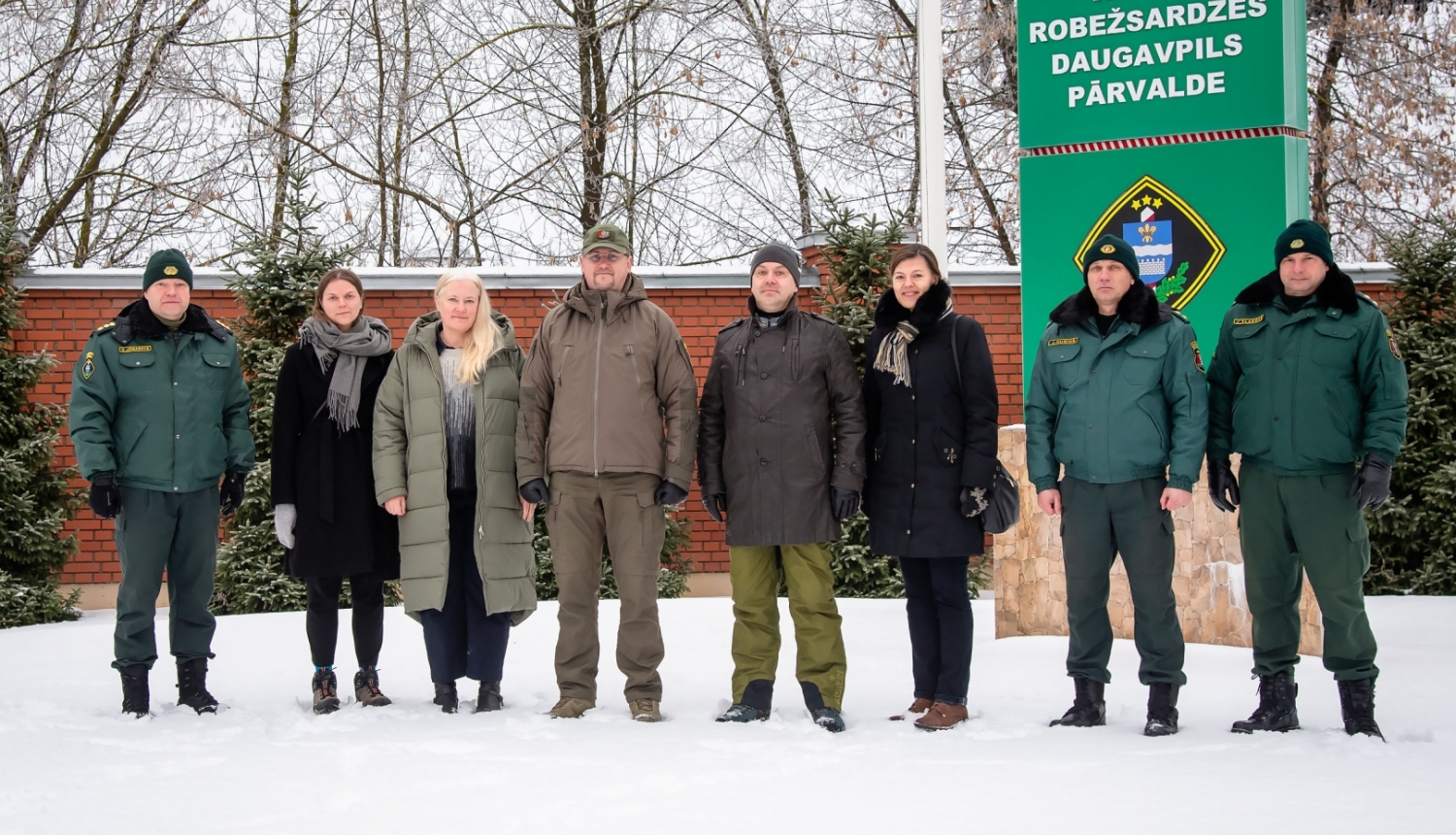 FOTO: Tiesībsarga vizīte uz robežas