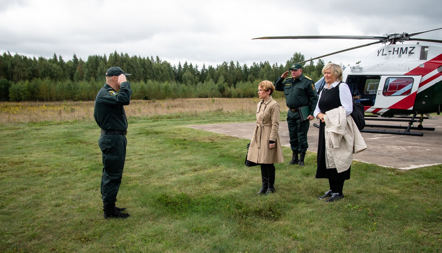 FOTO: Iekšlietu ministres vizīte Daugavpils pārvaldē