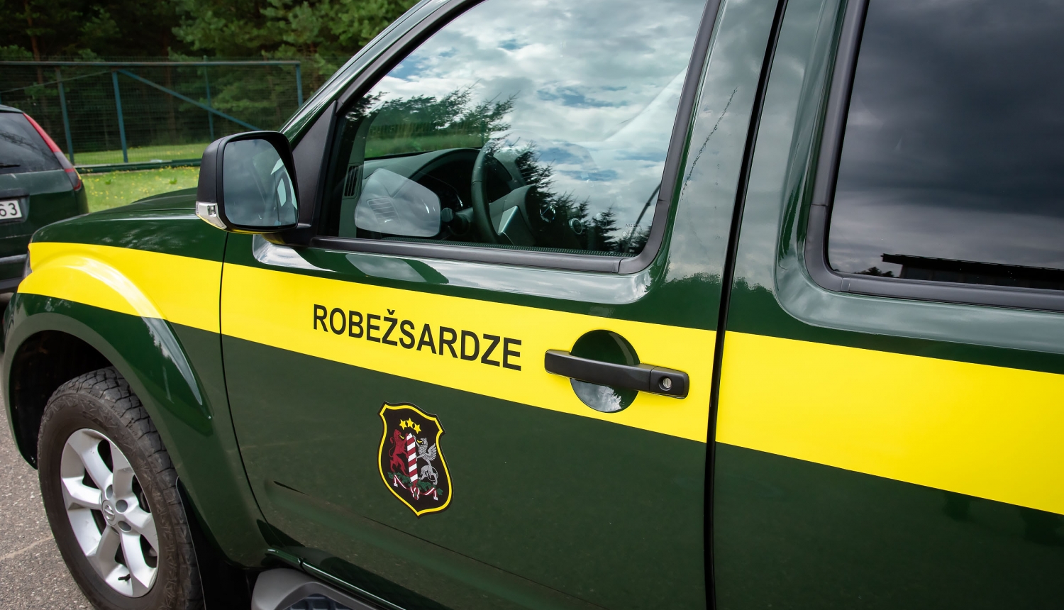 FOTO: Robežsardzes auto