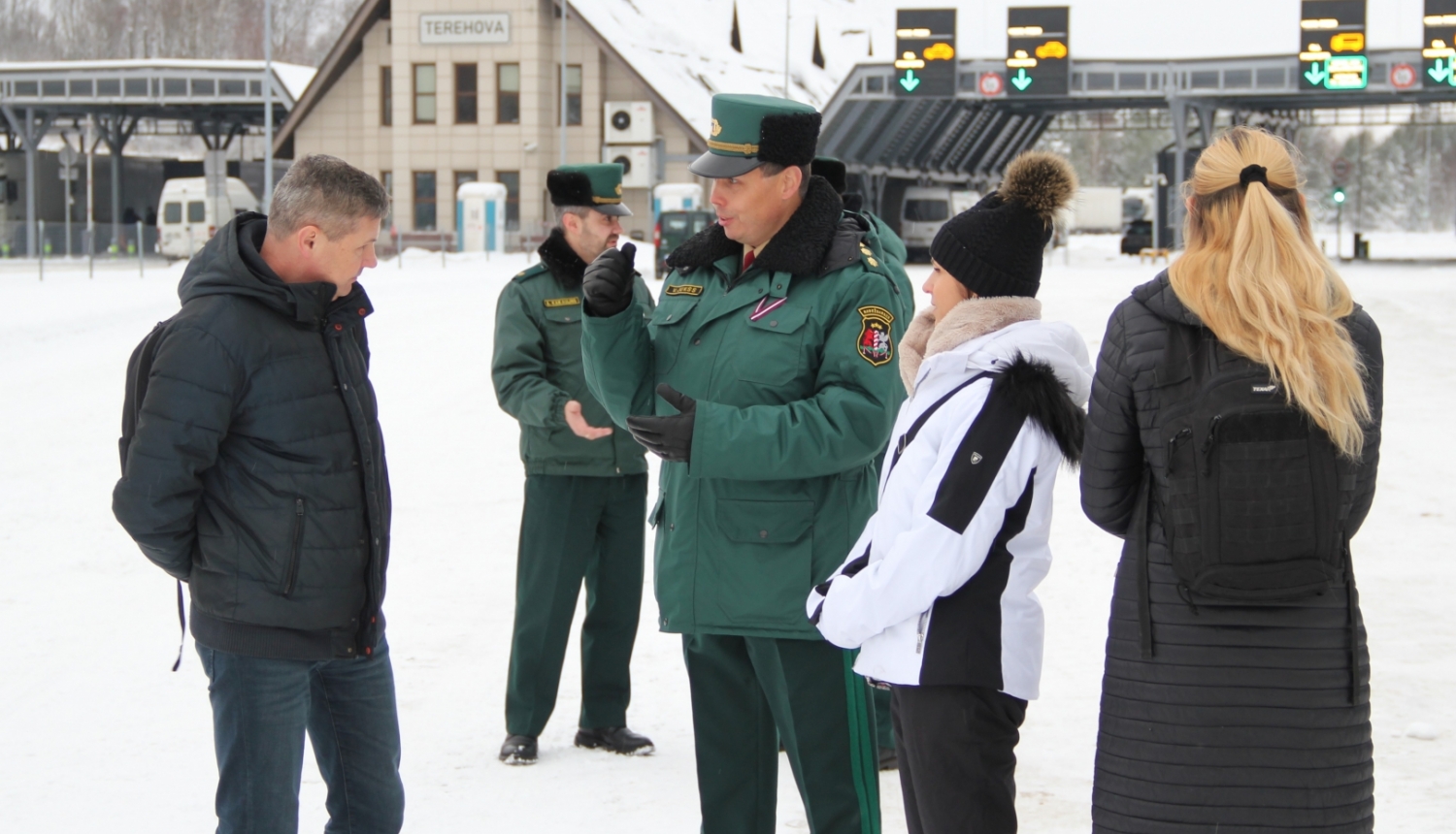 Polijas kolēģi apmeklē austrumu robežu