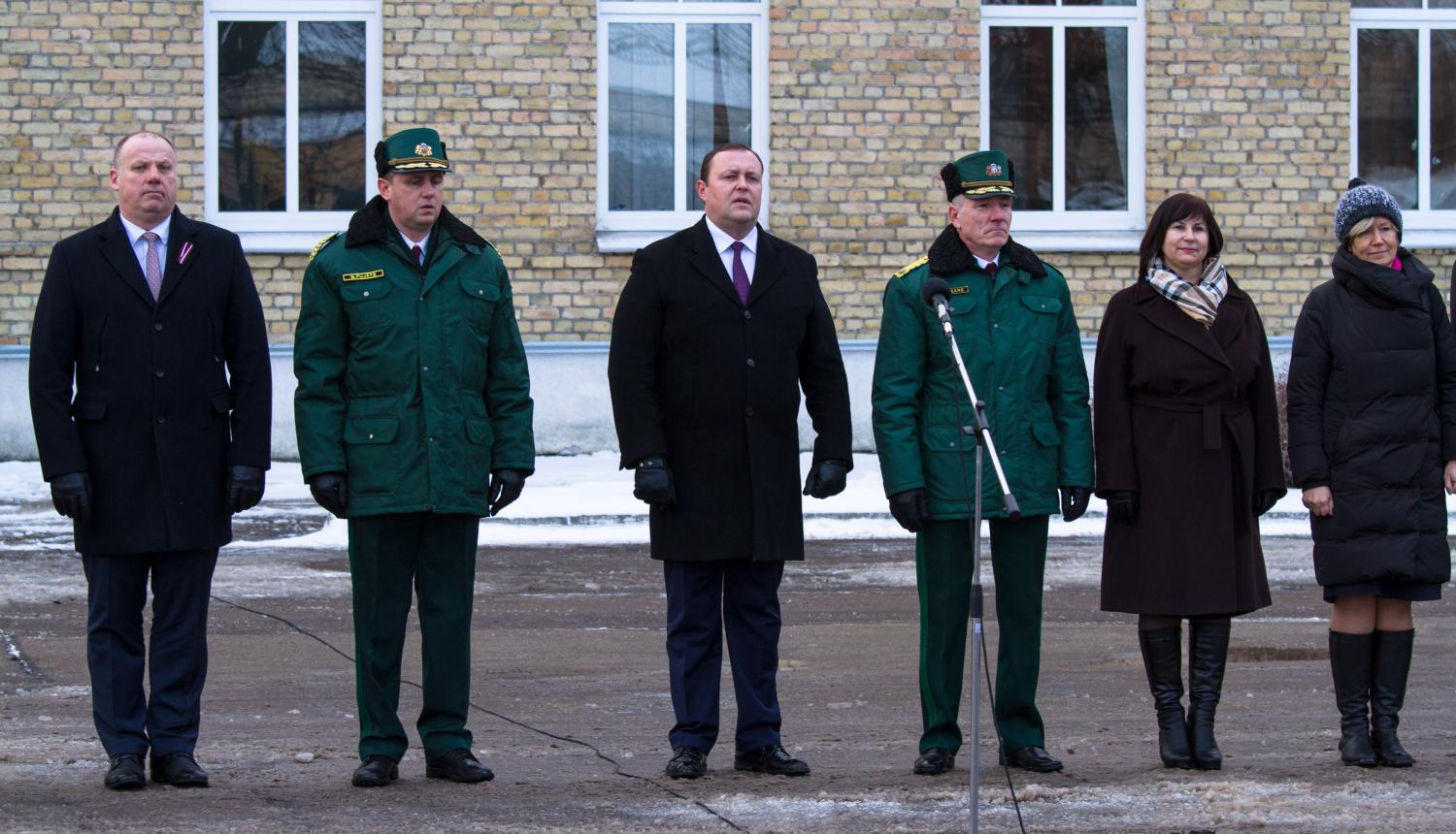 FOTO: Priekšnieku maiņas ceremonija