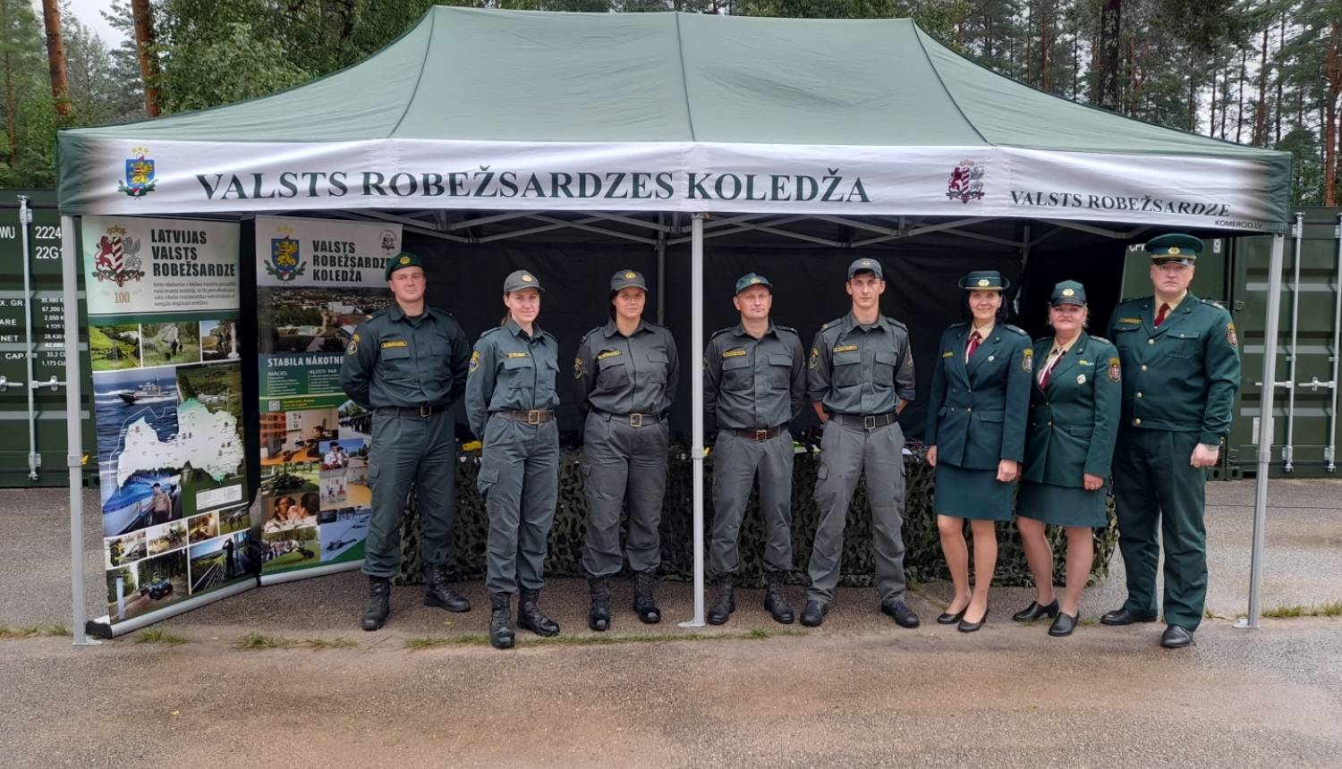 Informatīvais pasākums Valsts aizsardzības mācības vasaras nometnē Alūksnē