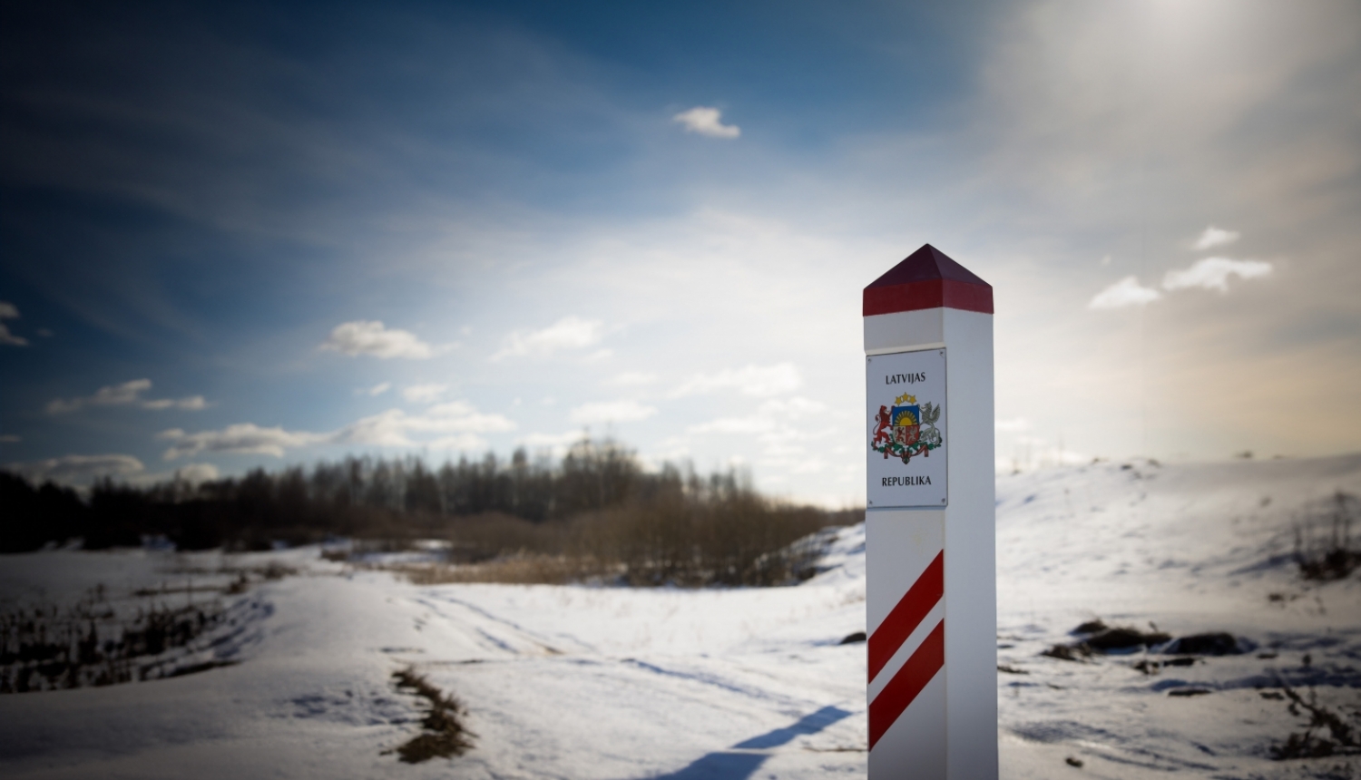 FOTO: Robežstabs ziemā