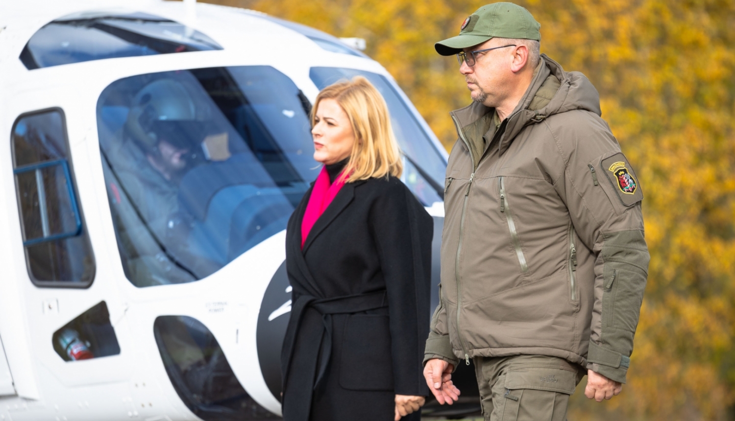 MP apmeklē Latvijas austrumu robežu