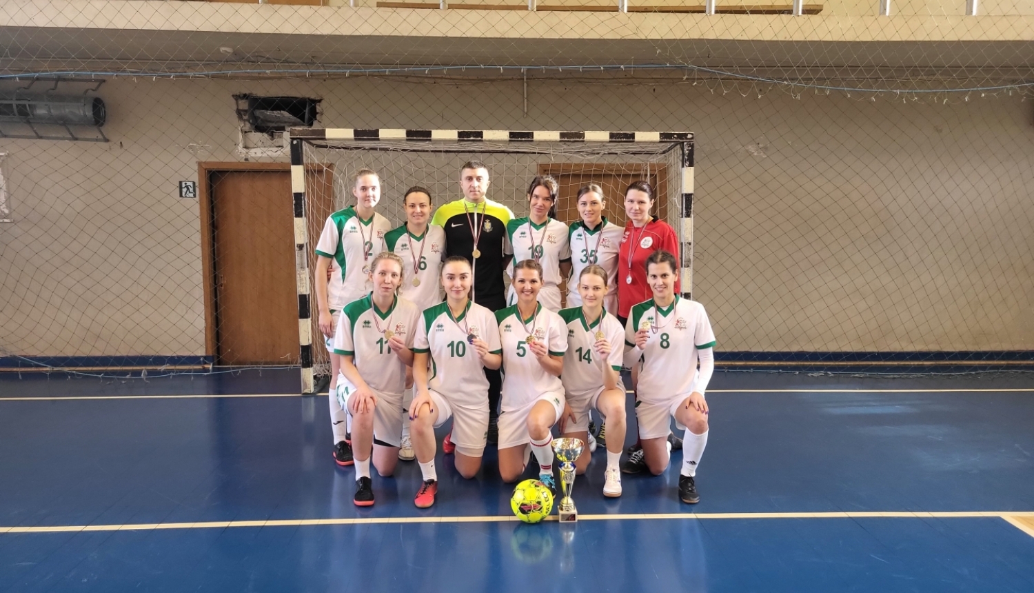 Valsts robežsardzes futbolistes ieguva 1.vietu Iekšlietu ministrijas sacensībās