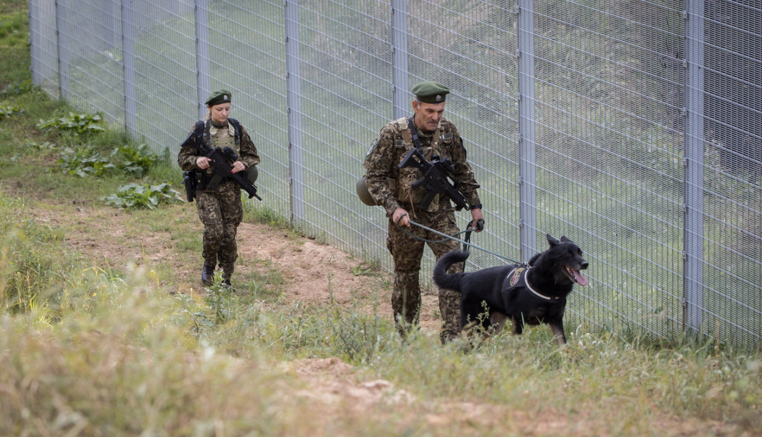 FOTO: Robežsargi