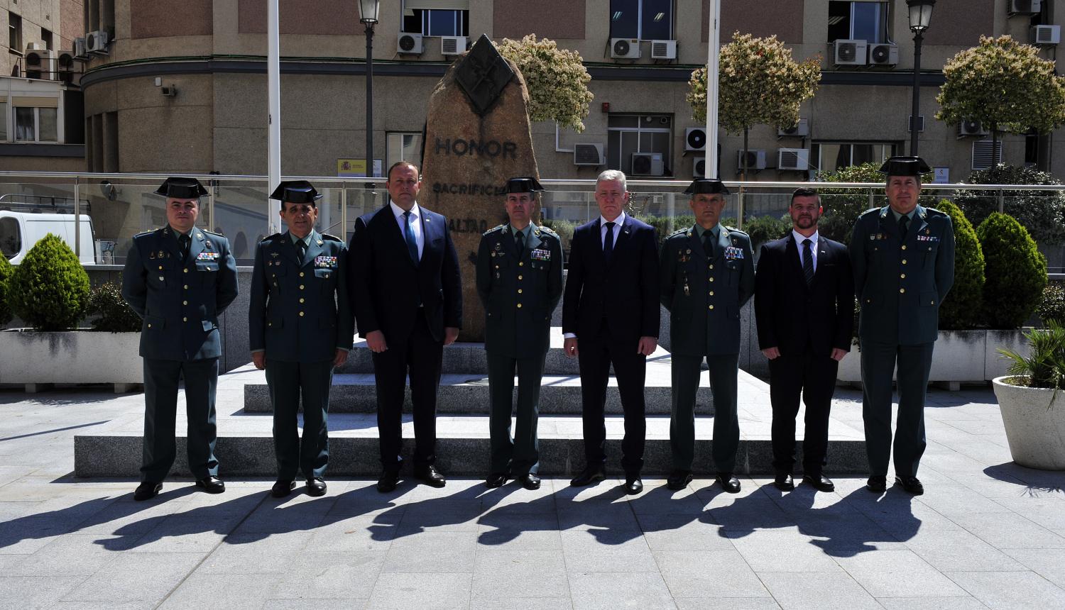 Foto : Valsts robežsardzes priekšnieka un Iekšlietu ministra vizīte Spānijā