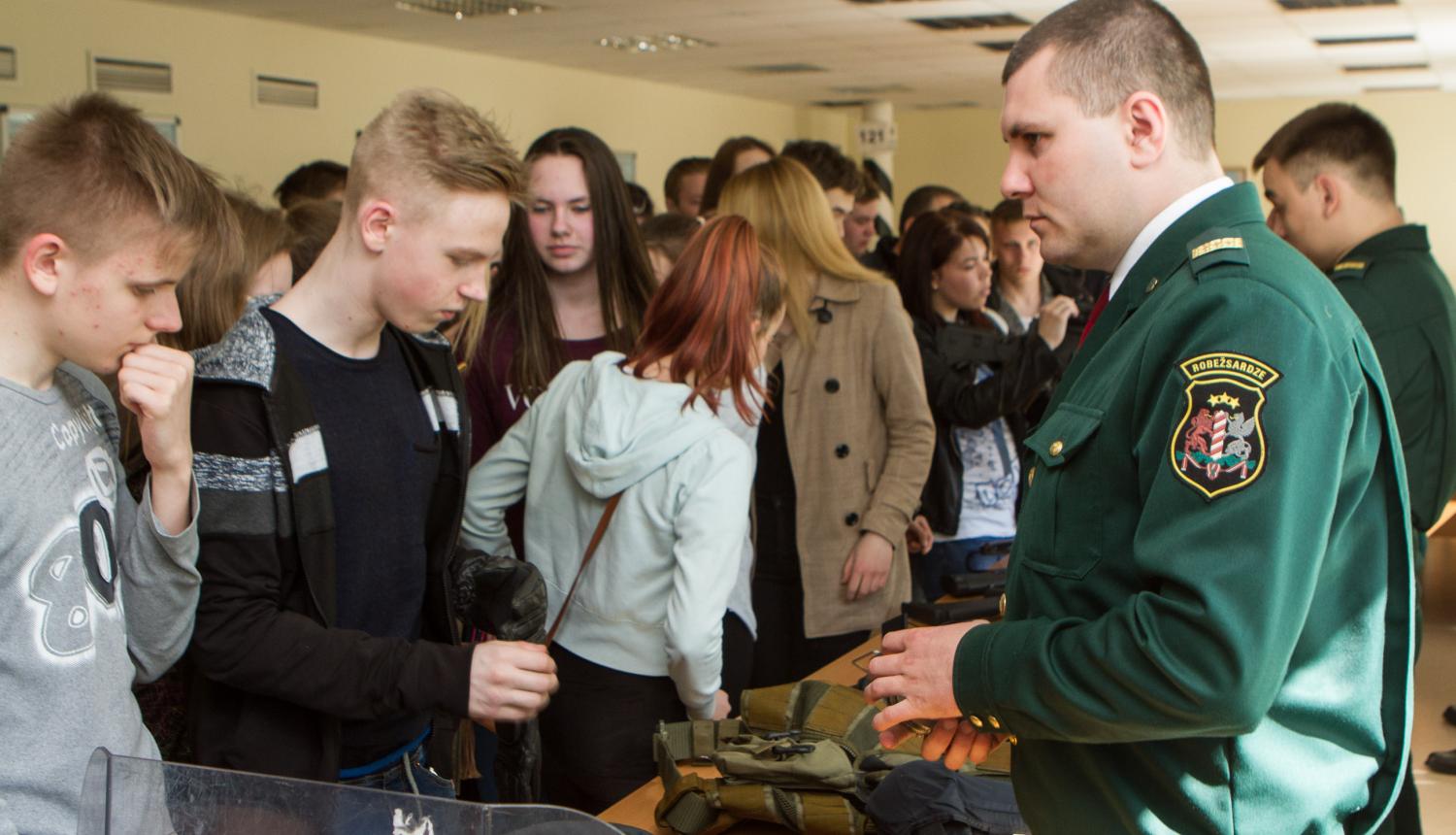 foto : Valsts robežsardzes koledžas atvērto durvju dienas pasākums