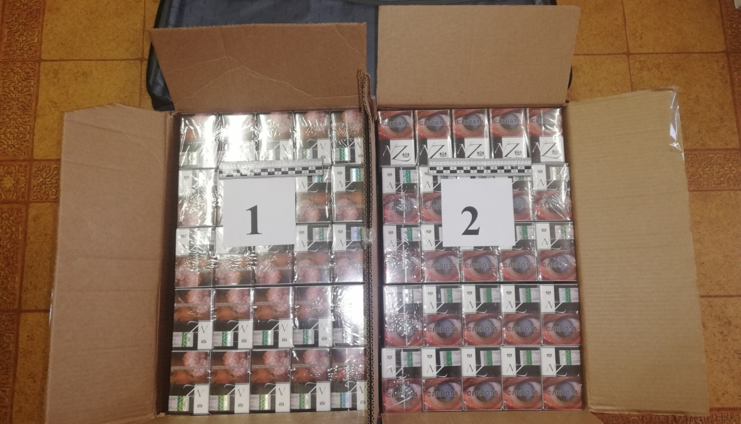 FOTO: Kontrabandas cigaretes