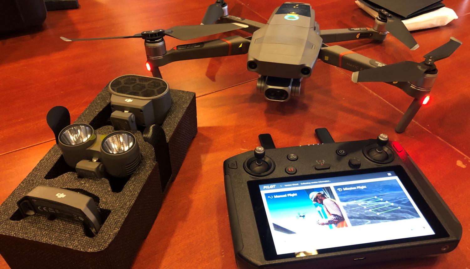 FOTO: Ilustratīvs dronu foto