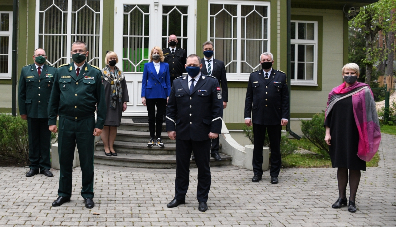 FOTO: Sadarbības vadības grupas sēdes dalībnieki