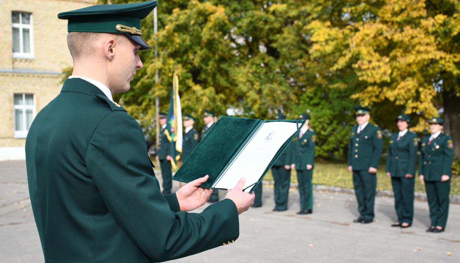 Foto : zvēresta došana