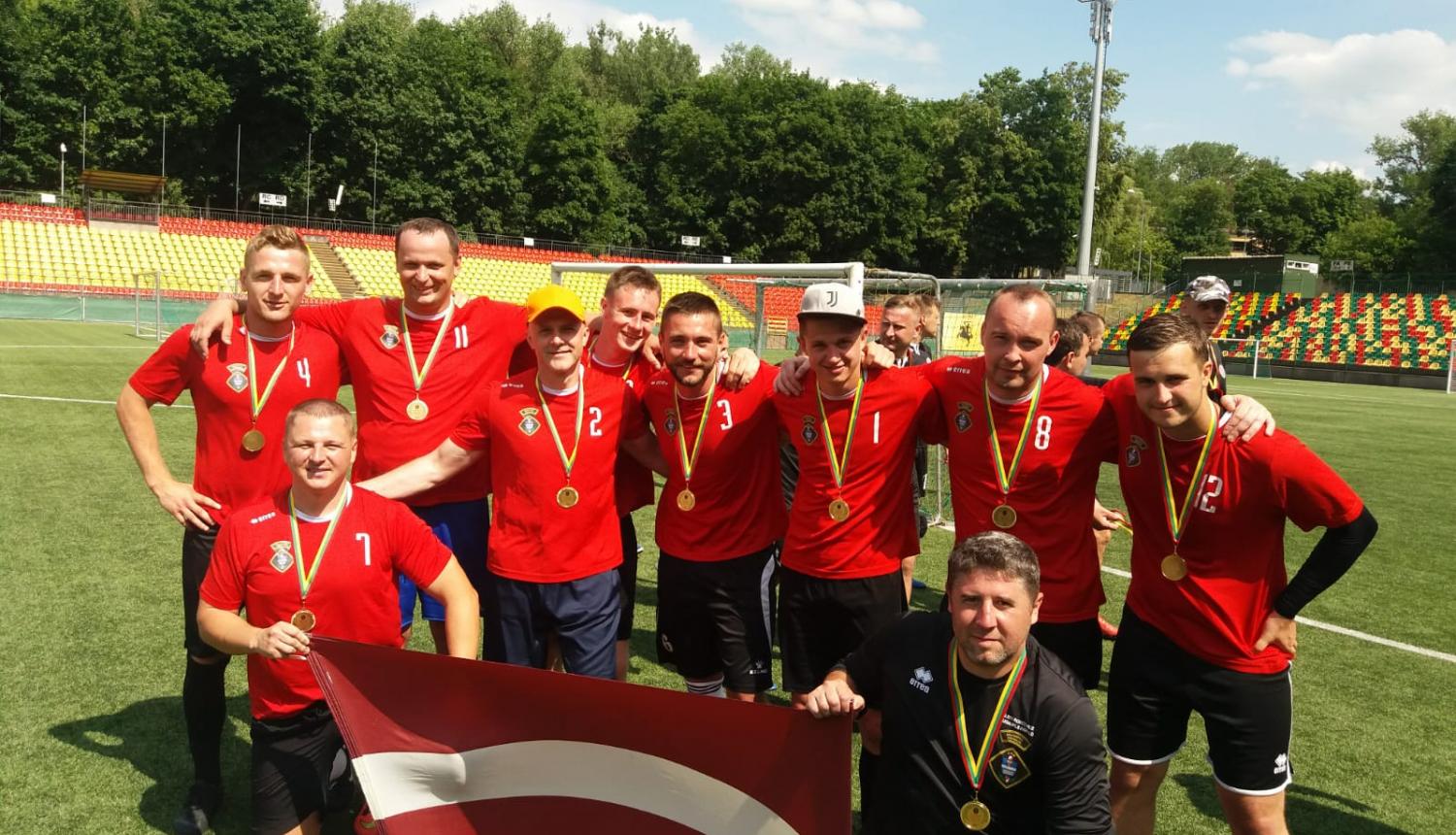 FOTO: VRS Daugavpils pārvaldes komanda futbolā 