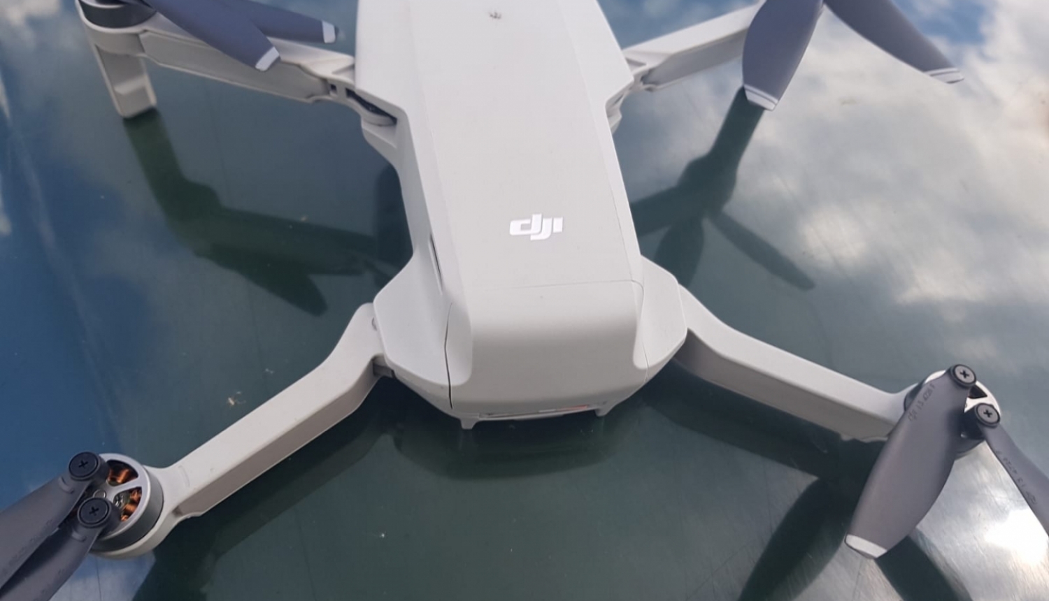 FOTO: Konstatētais drons