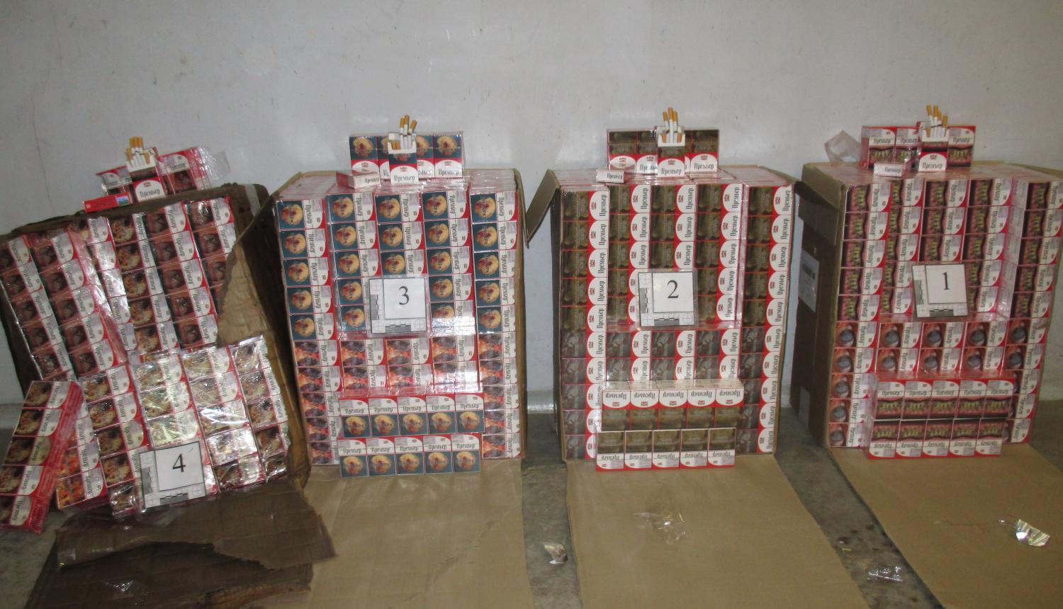 foto : kontrabandas cigaretes