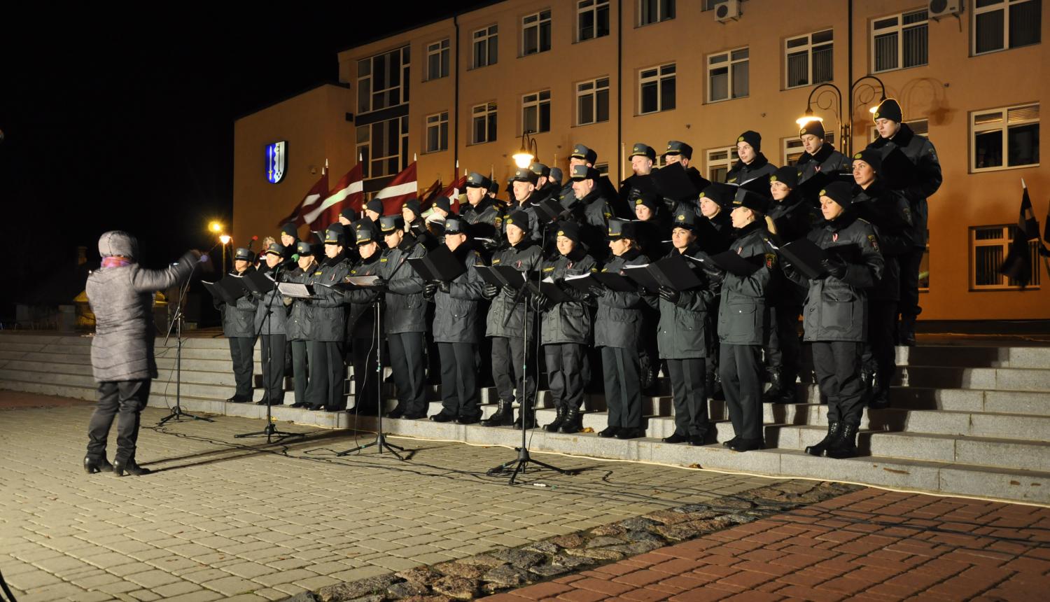 Foto: Valsts robežsardzes koris piedalās 11. novembra 
