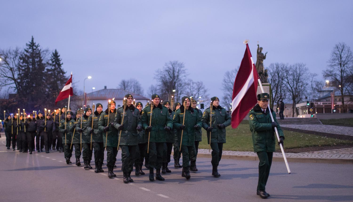 Foto: Lāčplēša dienas pasākumi Valsts robežsardzes teritoriālajās pārvaldēs