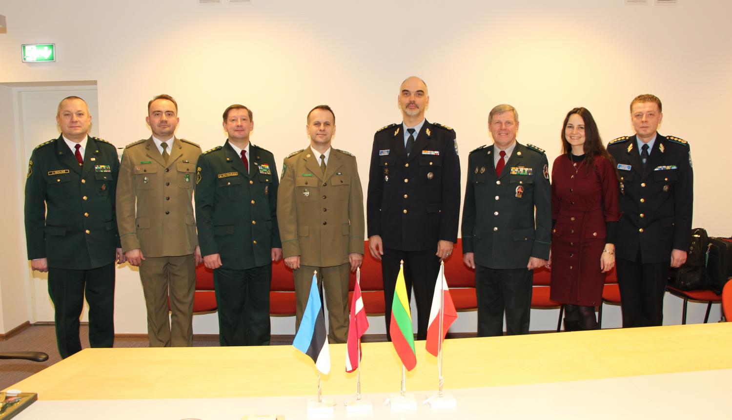 FOTO: Baltijas valstu un Polijas Robežsardzes mācību iestāžu vadītāju tikšanās 