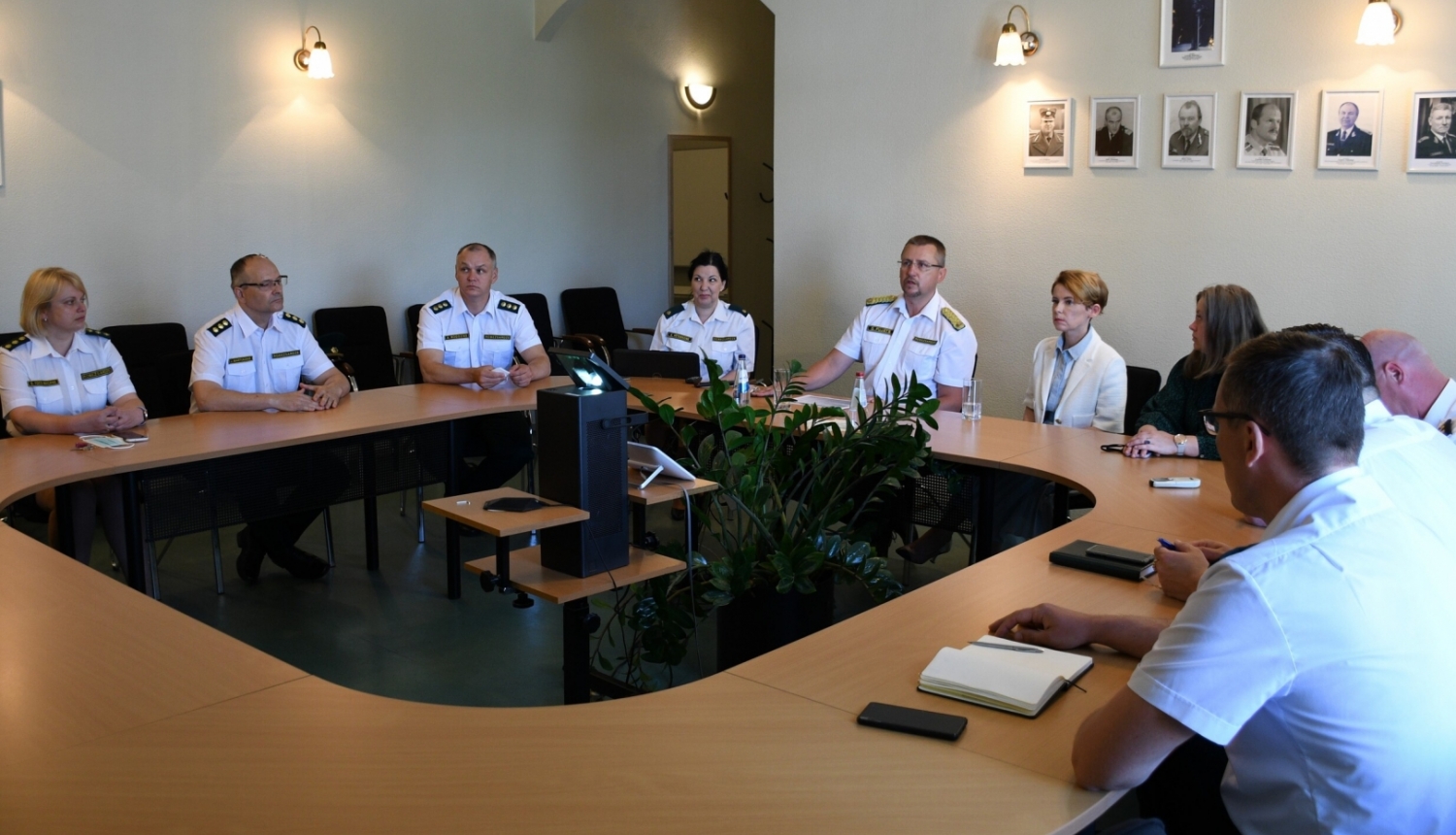 FOTO: Iekšlietu ministe Valsts robežsardzē