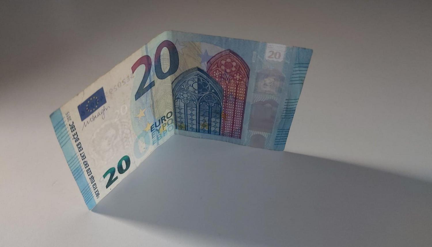 FOTO: 20 eiro banknote