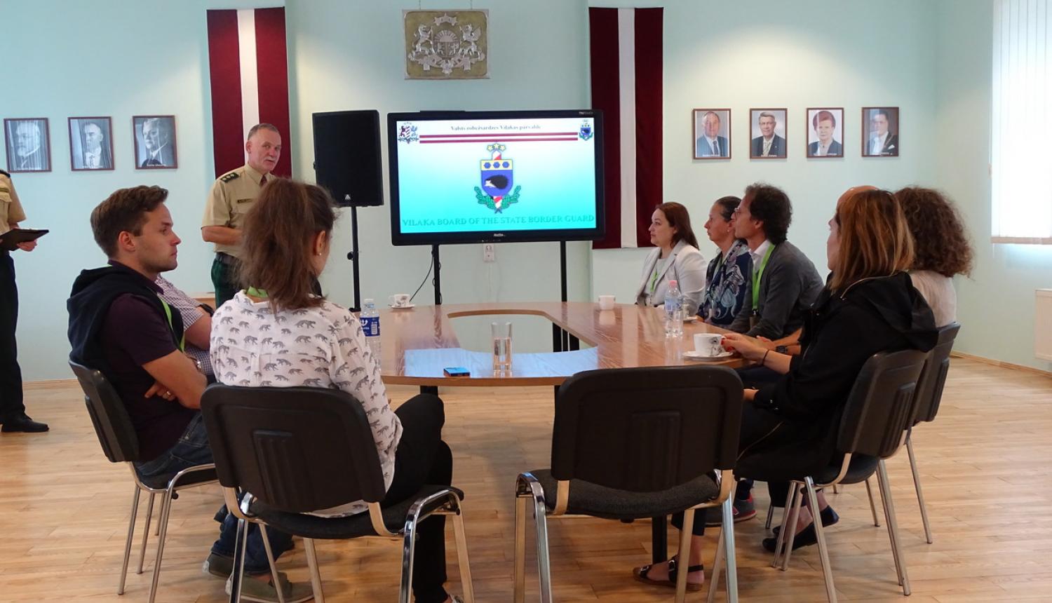 Foto: Eiropas savienības dalībvalstu prokuroti apmeklē Viļakas pārvaldi