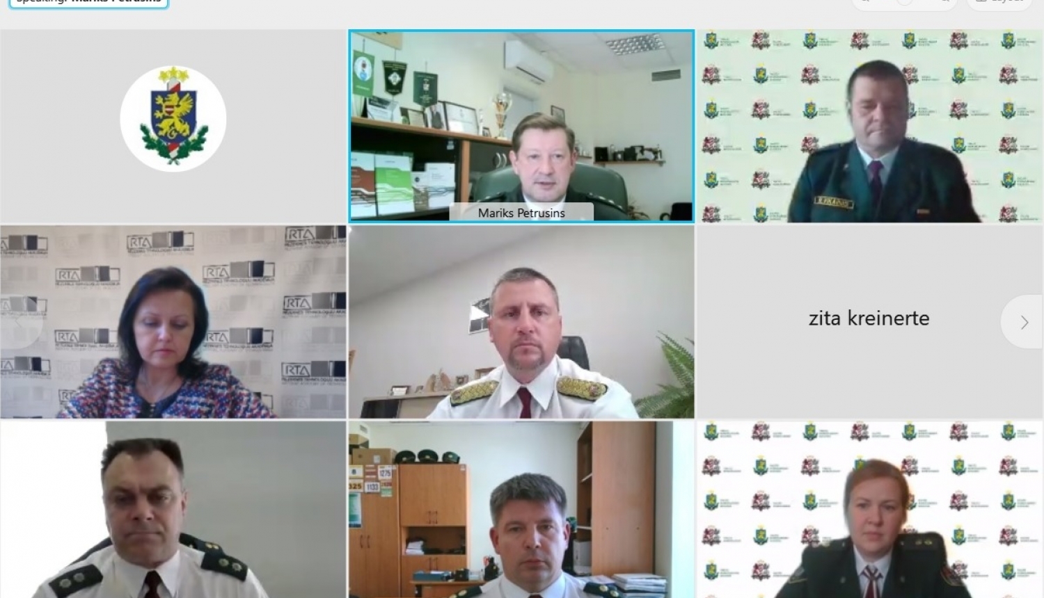 FOTO: Ekrānšāviņš ar konferences dalībniekiem