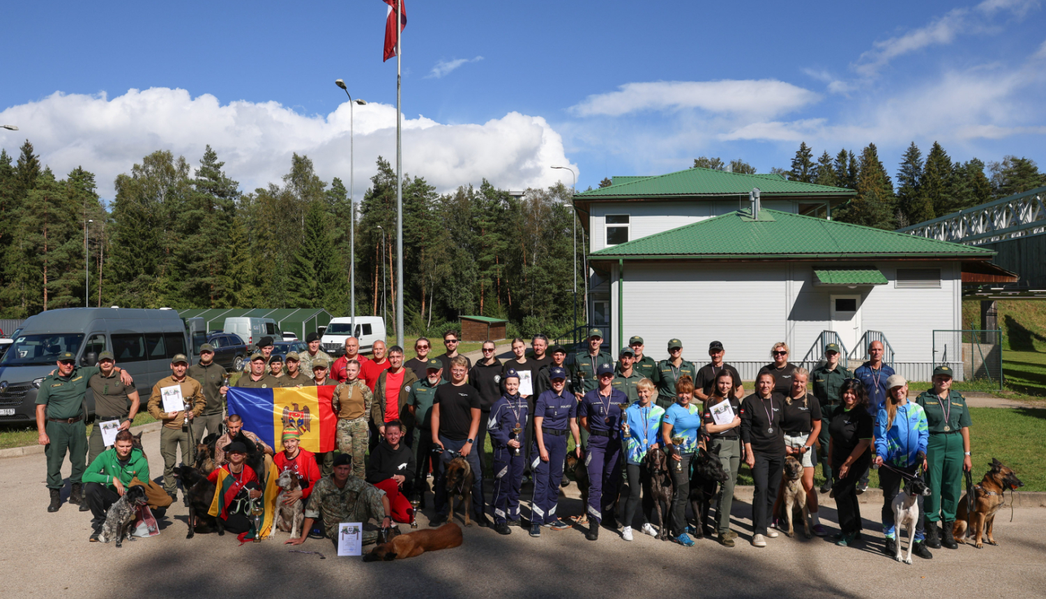 FOTO: Biatlona dalībnieki