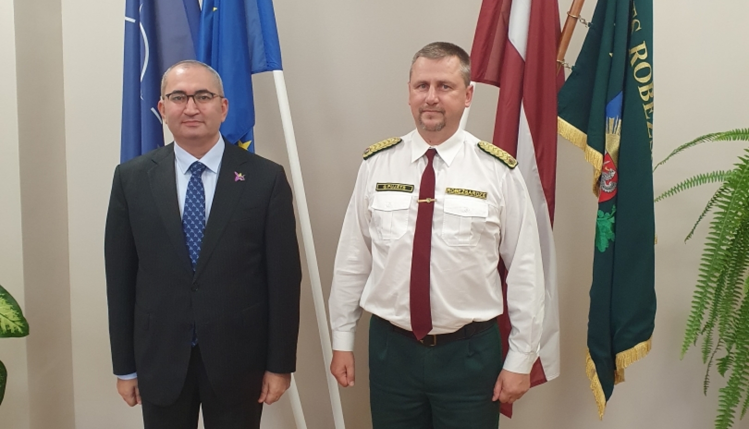 Valsts robežsardzes priekšnieks tikās ar Azerbaidžānas Republikas vēstnieku Latvijas Republikā