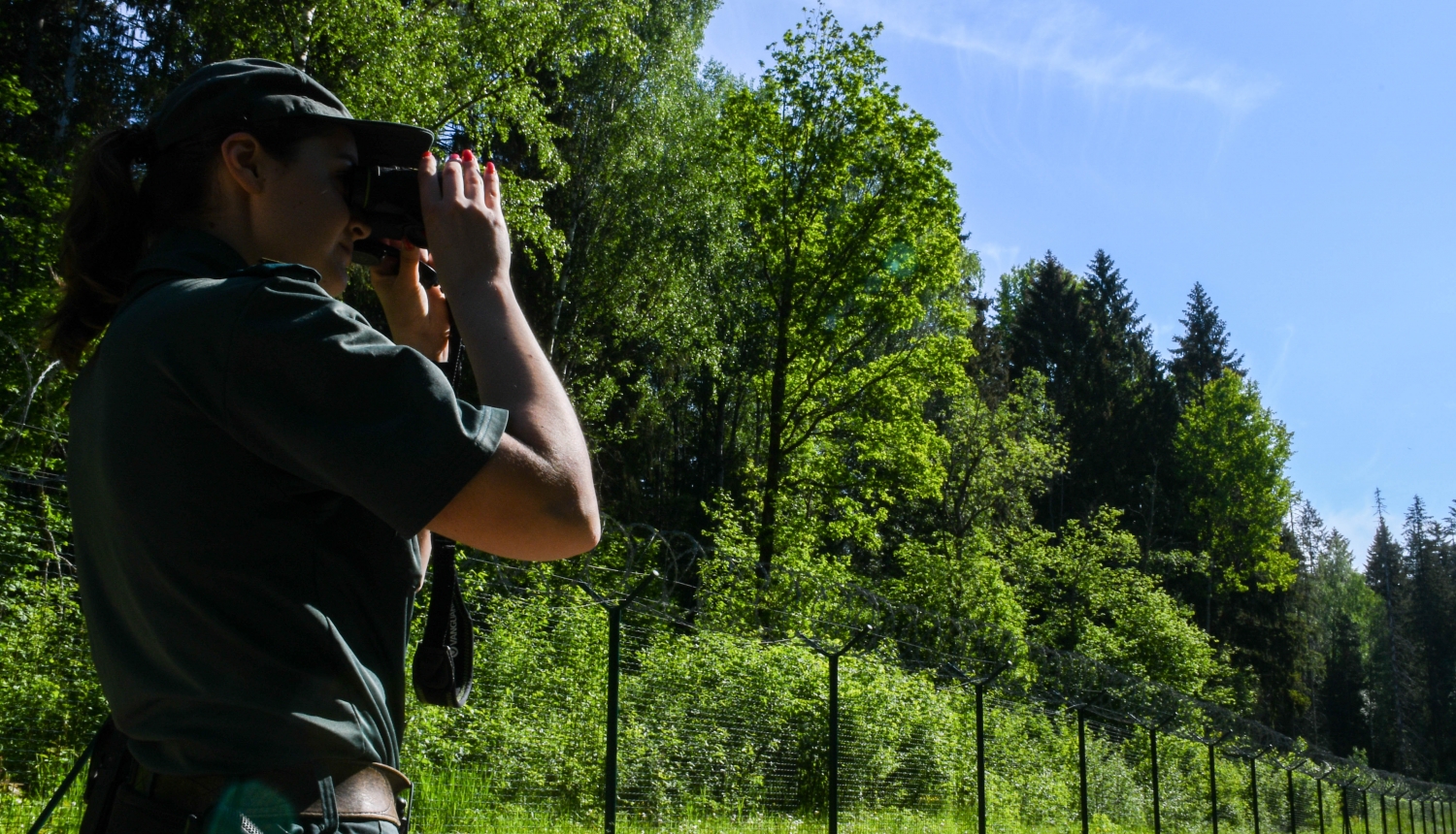 FOTO: Robežsargs uz robežas