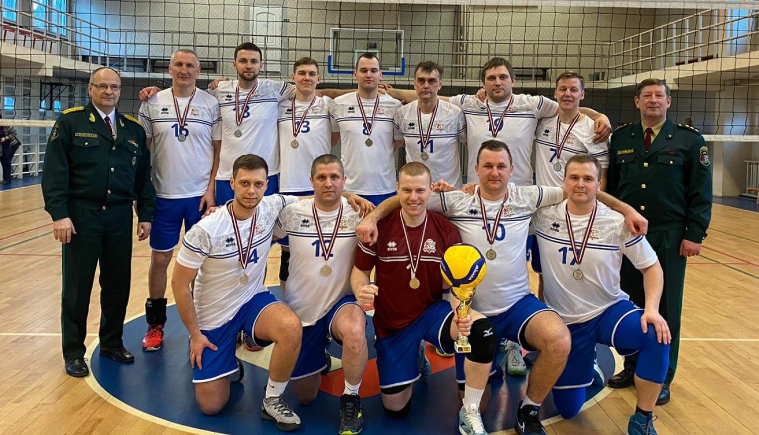 Valsts robežsardzes izlase izcīna 2.vietu