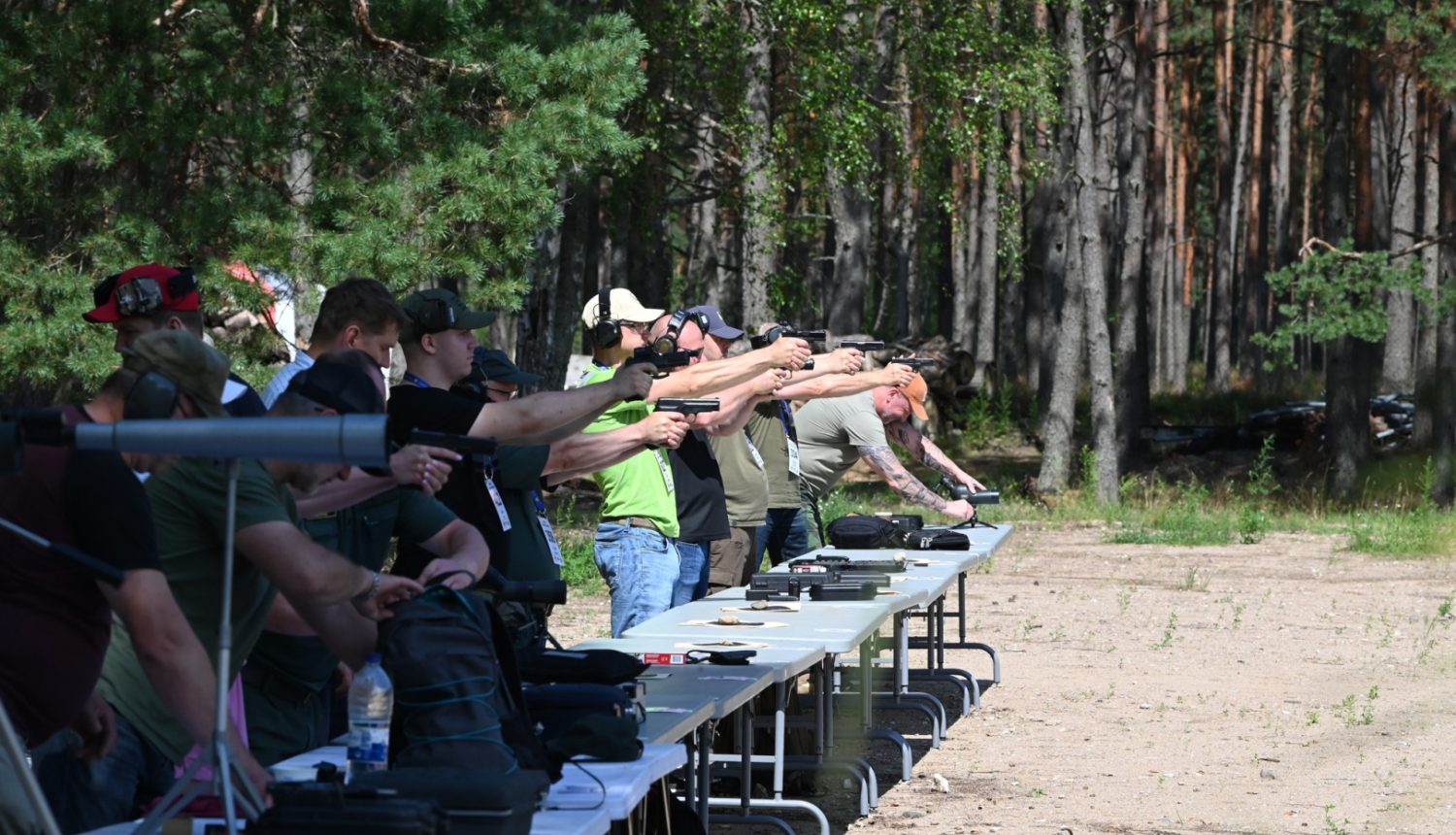 FOTO: Sportisti šauj
