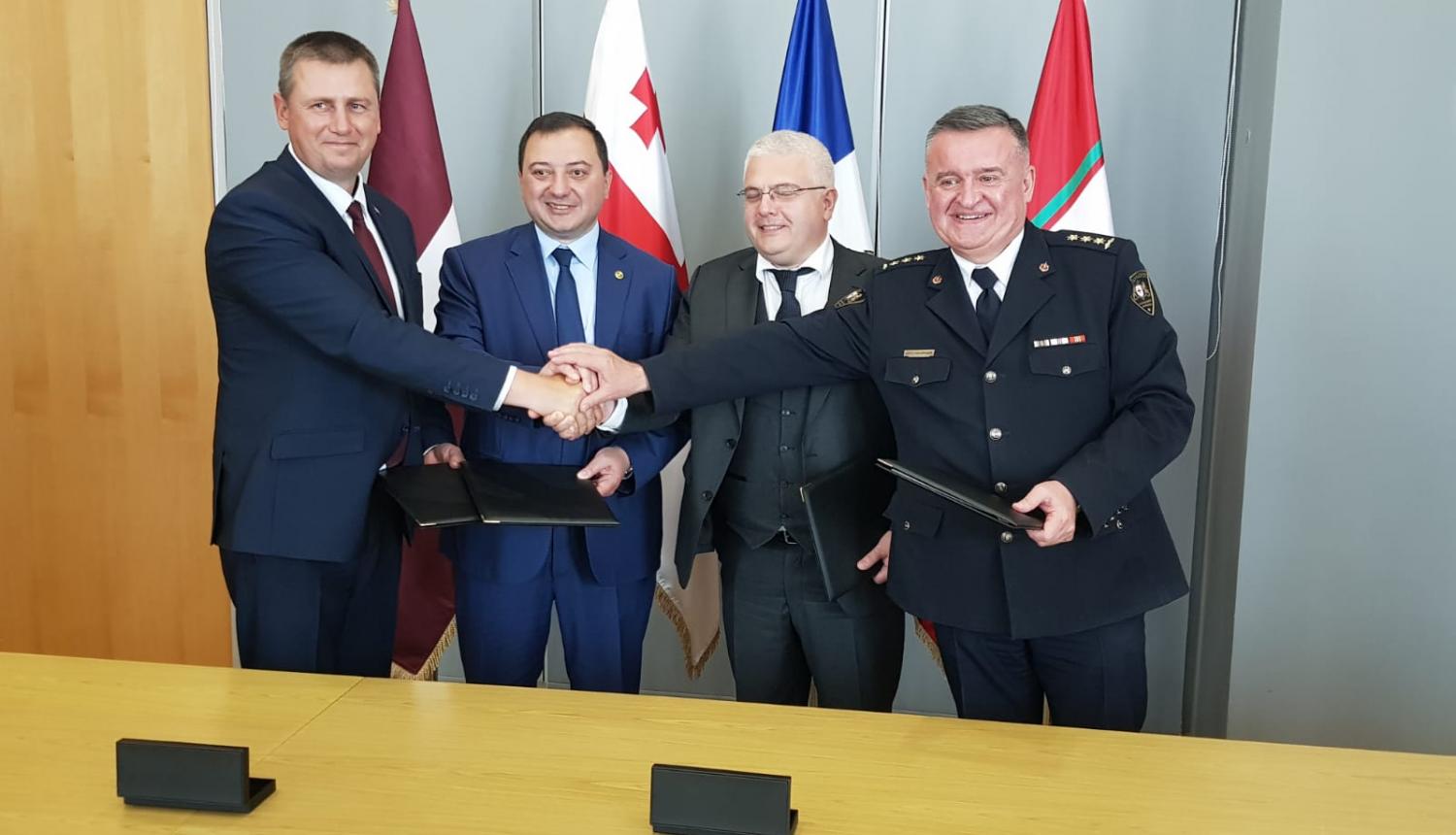 FOTO: VRS priekšnieka vizīte Gruzijā