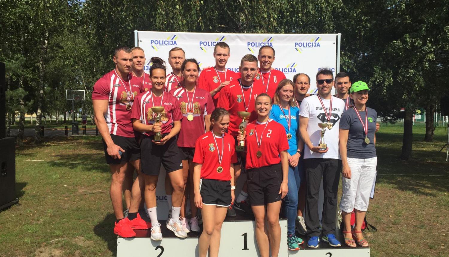 FOTO: Valsts robežsardzes sporta komanda