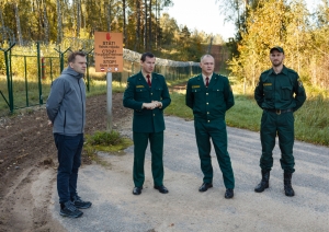 FOTO: Frontex aģentūras sadarbības koordinators apmeklē Latvijas – Krievijas ārējo robežu