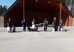 Valsts robežsardzes amatpersonu un dienesta suņu piedalīšanās dienesta suņu profesionālās meistarības sacensībās